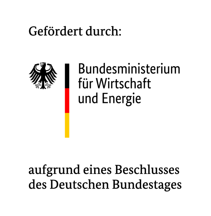 Bundesadler, schmaler Streifen mit Farben der deutschen Fahne und Schriftzug